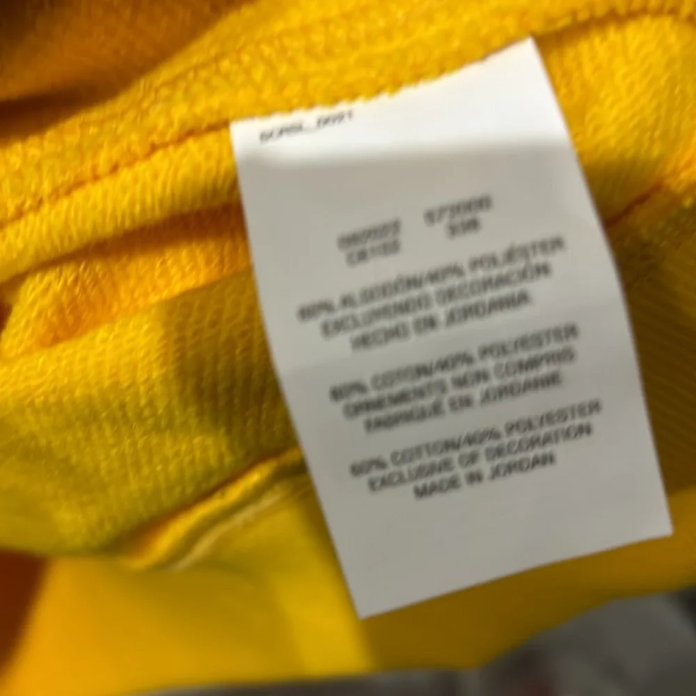 Champion bright yellow zip up hoodie - Picture 3 of 4
